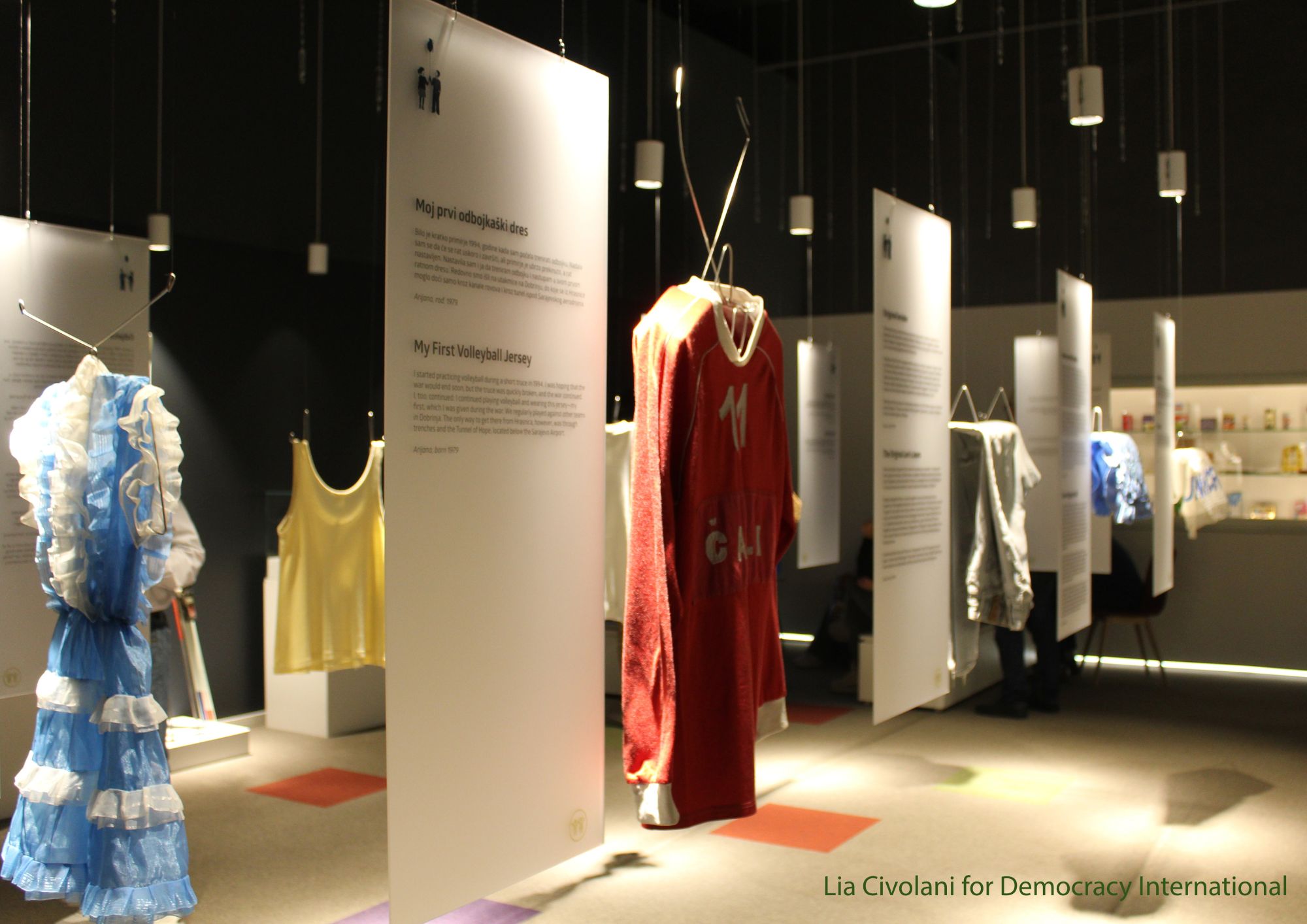 Photo of personal items exhibited in the War Childhood Museum