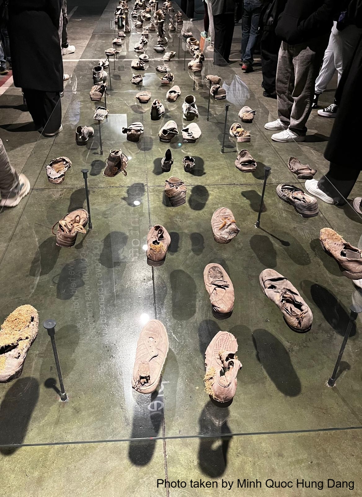 Show of the victims of the Srebrenica Genocide 