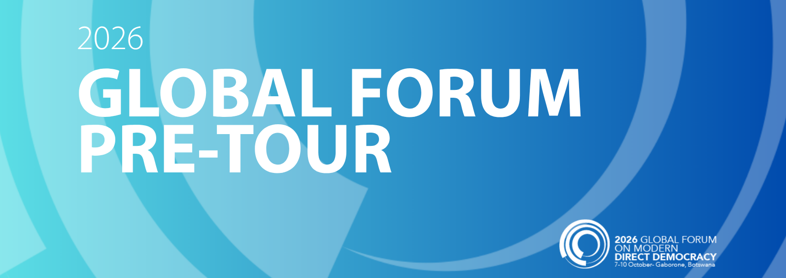Global Forum Pre-tour banner 2026