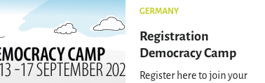 Link to Registration page Democracy Camp