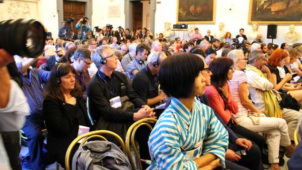 Participants at the Global Forum on Modern Direct Democracy in Rome