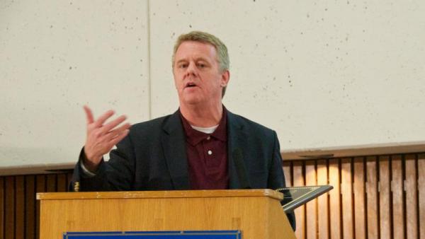 Paul Jacob speaking at the 2010 Global Forum in San Francisco, USA.