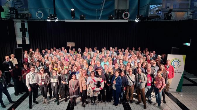 Saving Democracy - Group photo from the 2022 Global Forum in Lucerne