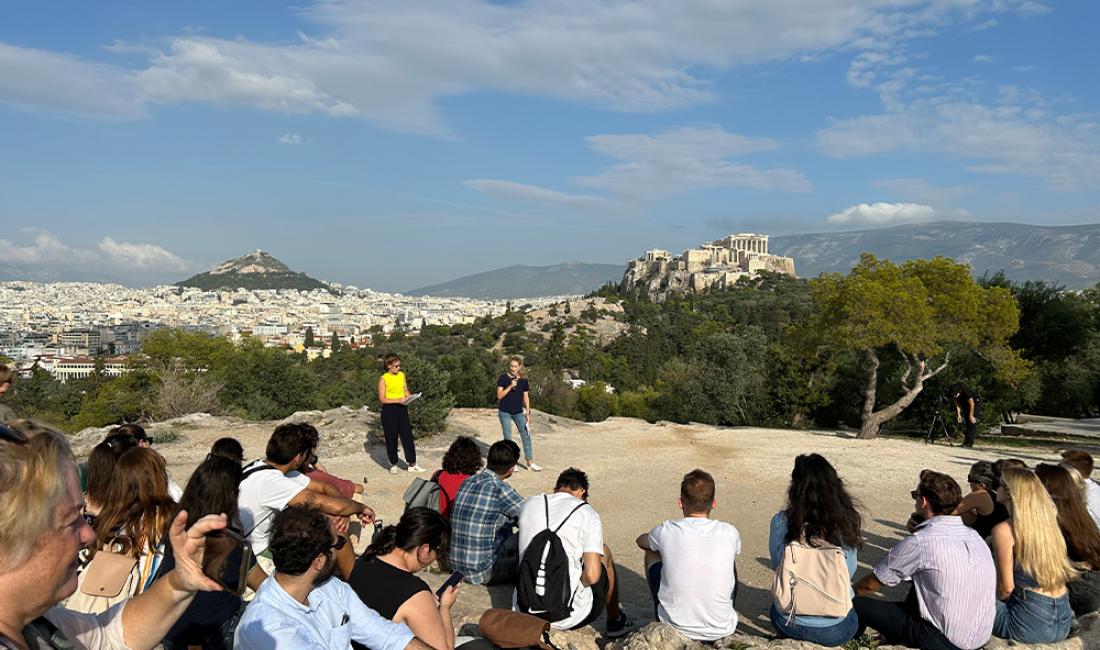 The first gathering of the People's Assembly in Athens, Sept. 27 (photo by Joe Mathews)