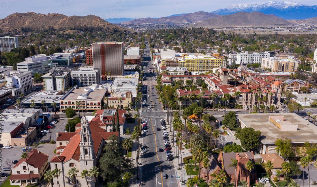 Credit: Wikimedia, downtown Riverside, CC BY-SA 4.0