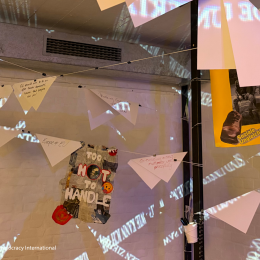 Photo of Lichtlabor, courtesy of Democracy International