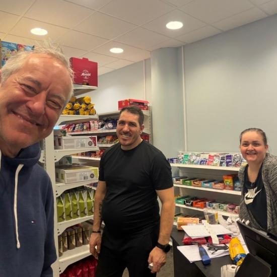 Bjarney Högnadóttir and her husband are opening the first grocery store after the evacuation